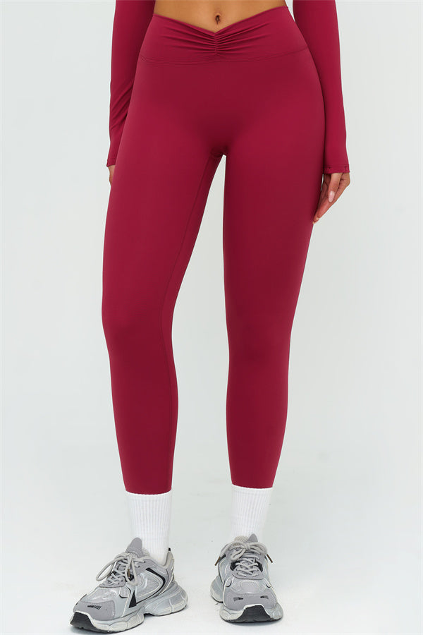 Lushness 2-delige set: cropped top met lange mouwen en leggings