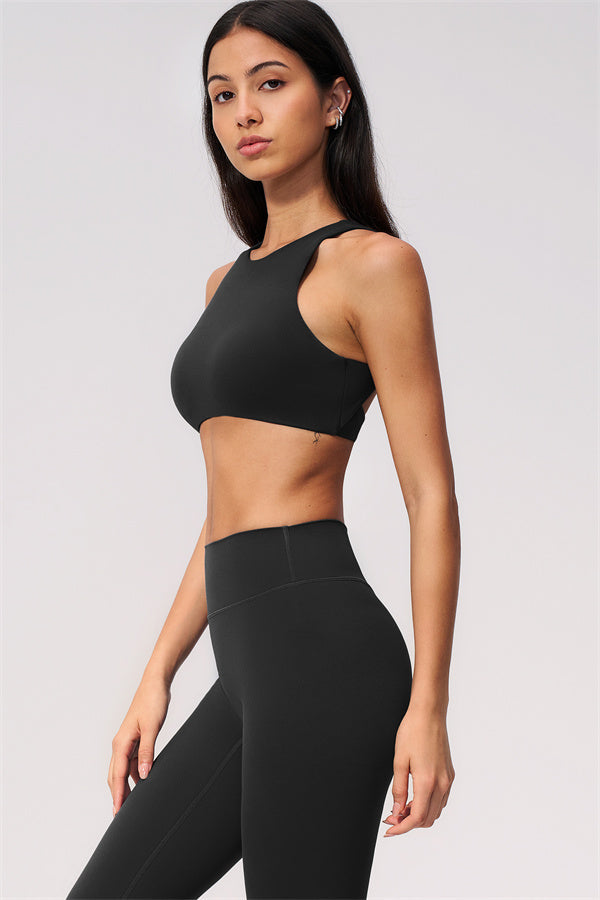 Ensemble 2 pièces Twirl : brassière de sport dos nu et legging corsaire
