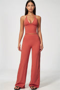 Conjunto RiseFit de 2 piezas: camiseta de tirantes y pantalones de pierna recta