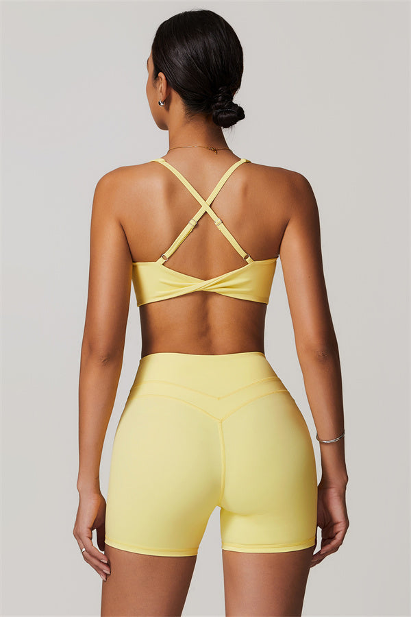 Ensemble 2 pièces Enigma : brassière de sport et short
