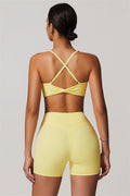 Ensemble 2 pièces Enigma : brassière de sport et short