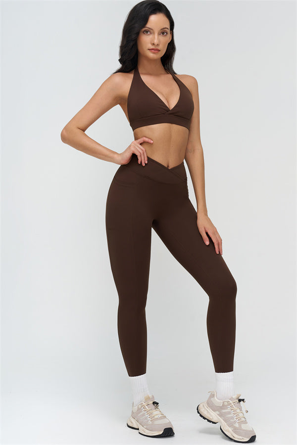 Conjunto de 2 piezas BoldFit: sujetador deportivo y leggings