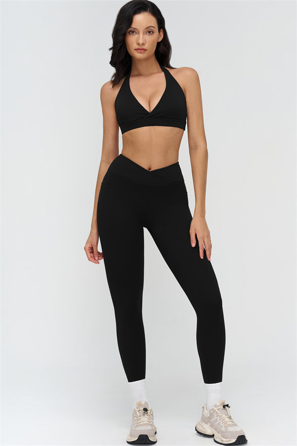 Conjunto de 2 piezas BoldFit: sujetador deportivo y leggings