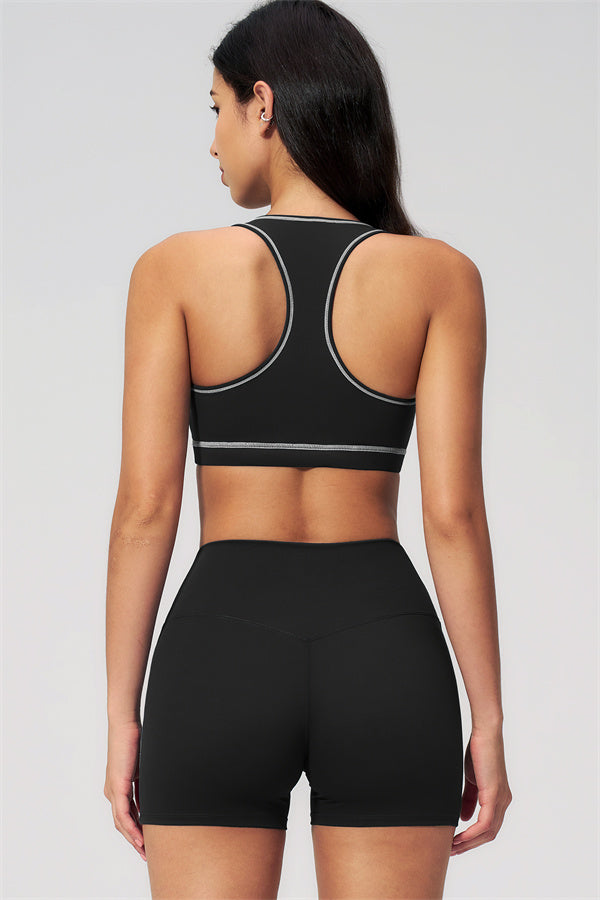 Conjunto de 2 piezas Venus: sujetador deportivo y shorts