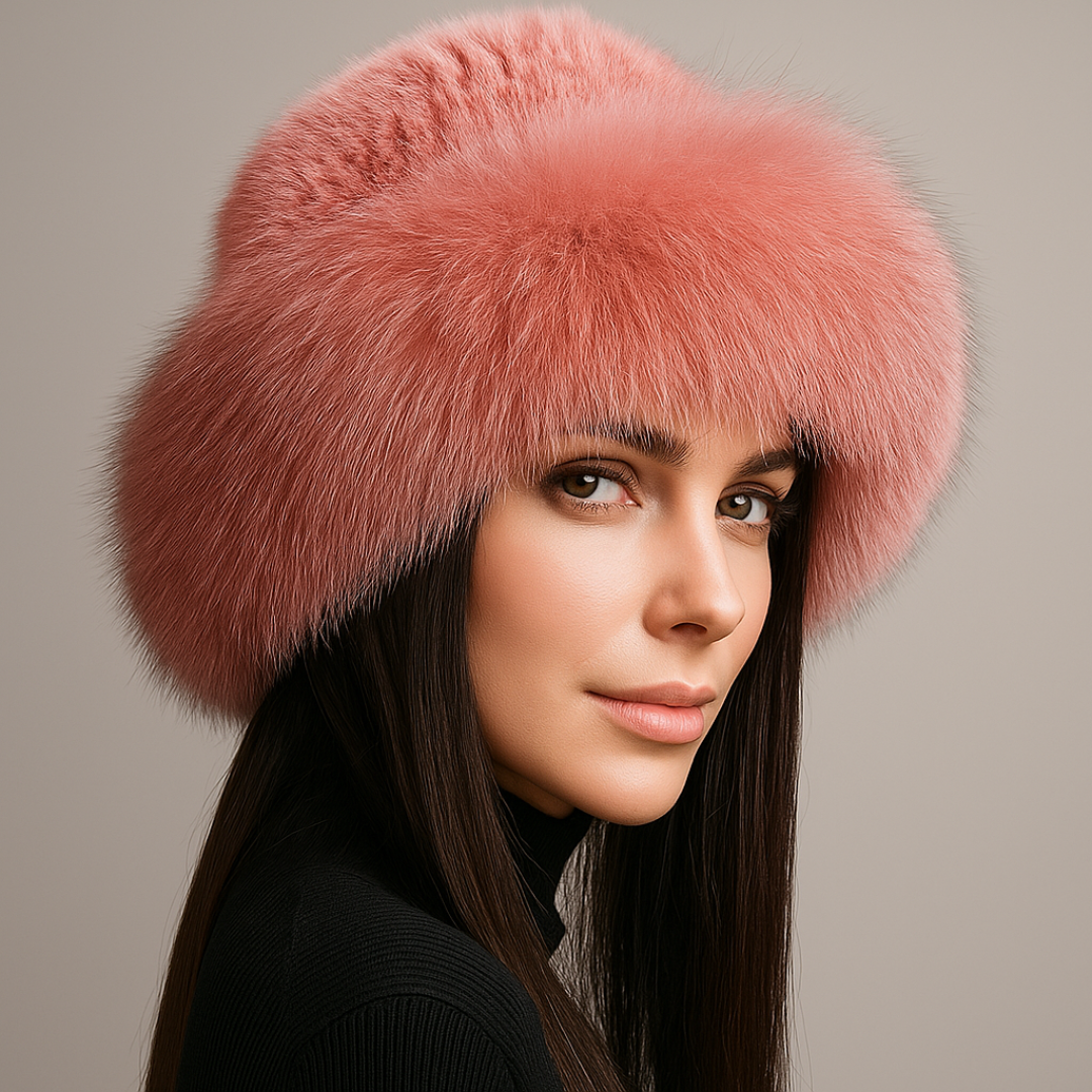 Sombrero de piel de visón Velvet Frost