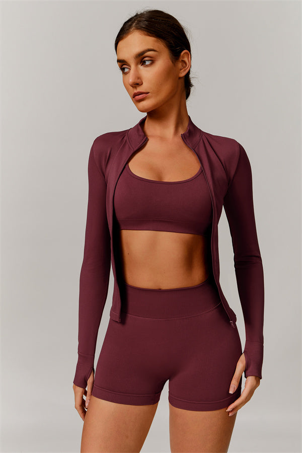 Conjunto Nova Luxe de 2 piezas: chaqueta y shorts