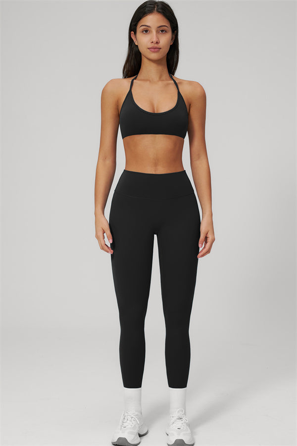 Conjunto de 2 piezas The Rapture: sujetador deportivo y leggings