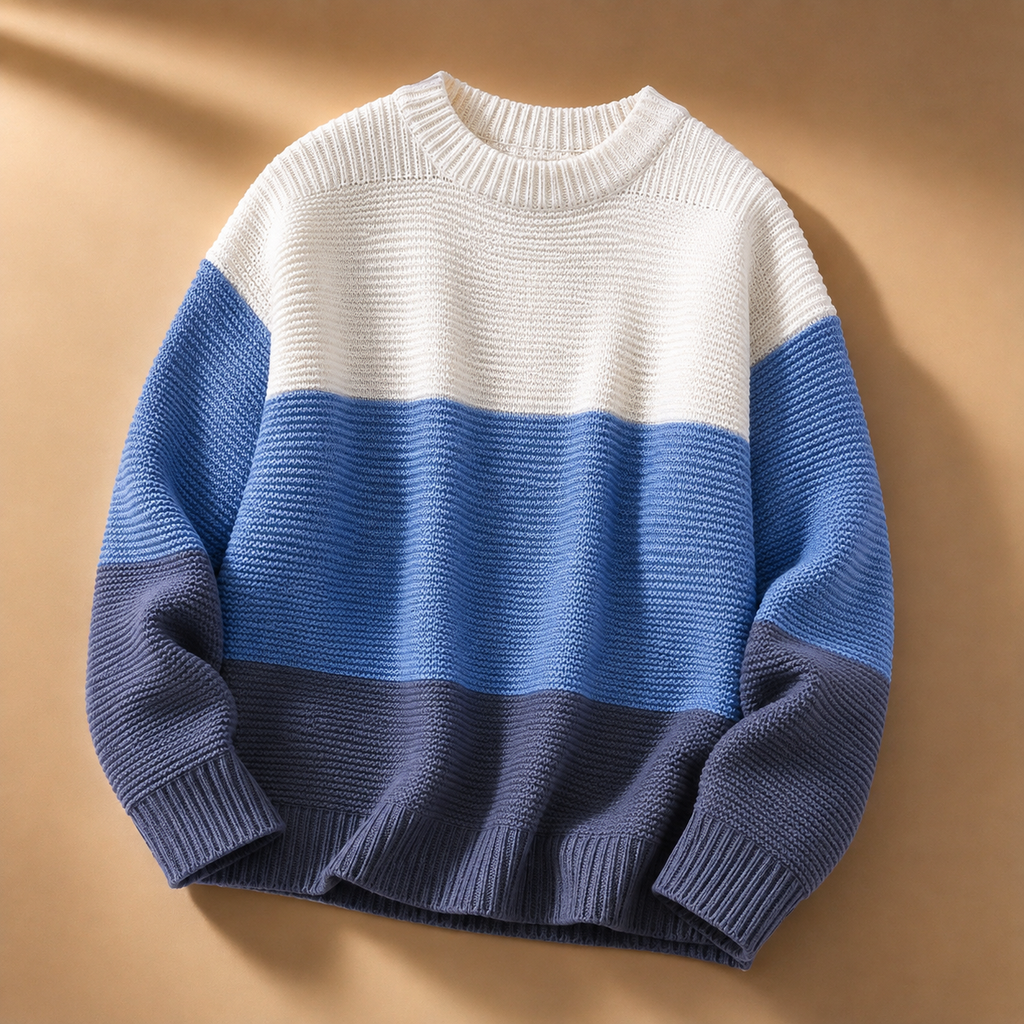 Prenda de punto con bloques de color Frances Signature
