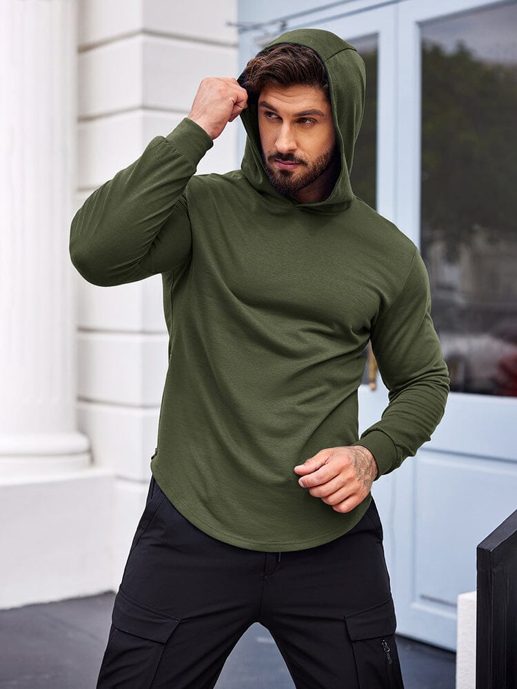 AXEL | SUDADERA DEPORTIVA CON CAPUCHA Y AJUSTE MUSCULAR