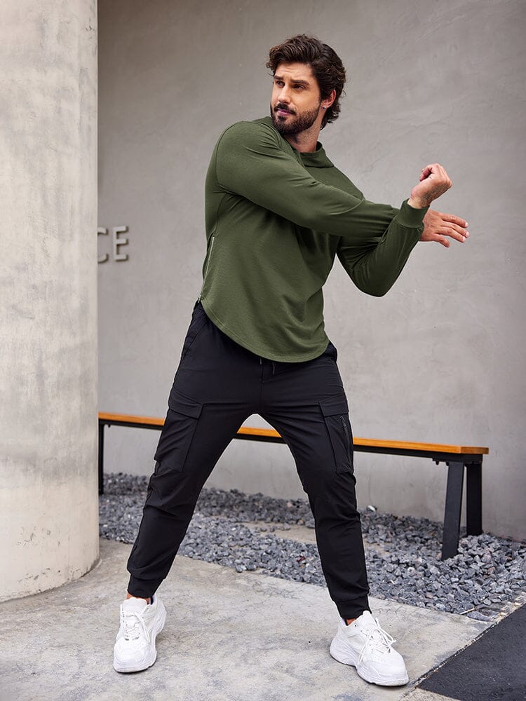 AXEL | SUDADERA DEPORTIVA CON CAPUCHA Y AJUSTE MUSCULAR
