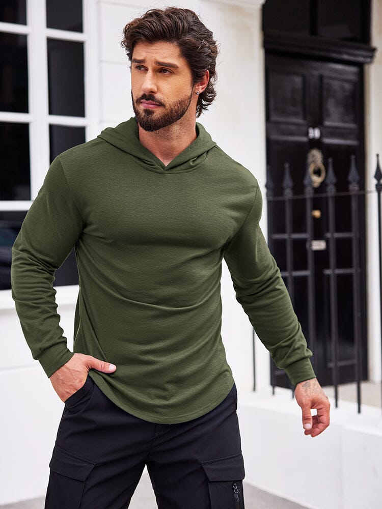 AXEL | SUDADERA DEPORTIVA CON CAPUCHA Y AJUSTE MUSCULAR