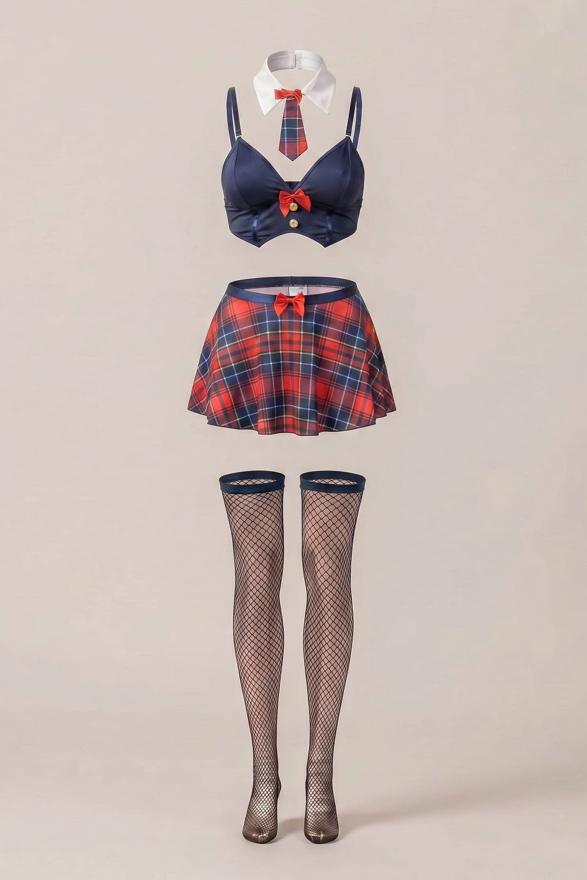 Conjunto de lencería estilo colegiala Avery