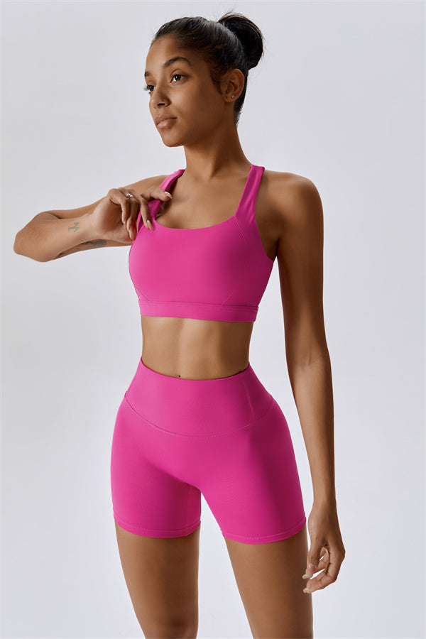 Conjunto de 2 piezas Eloise: sujetador deportivo y shorts