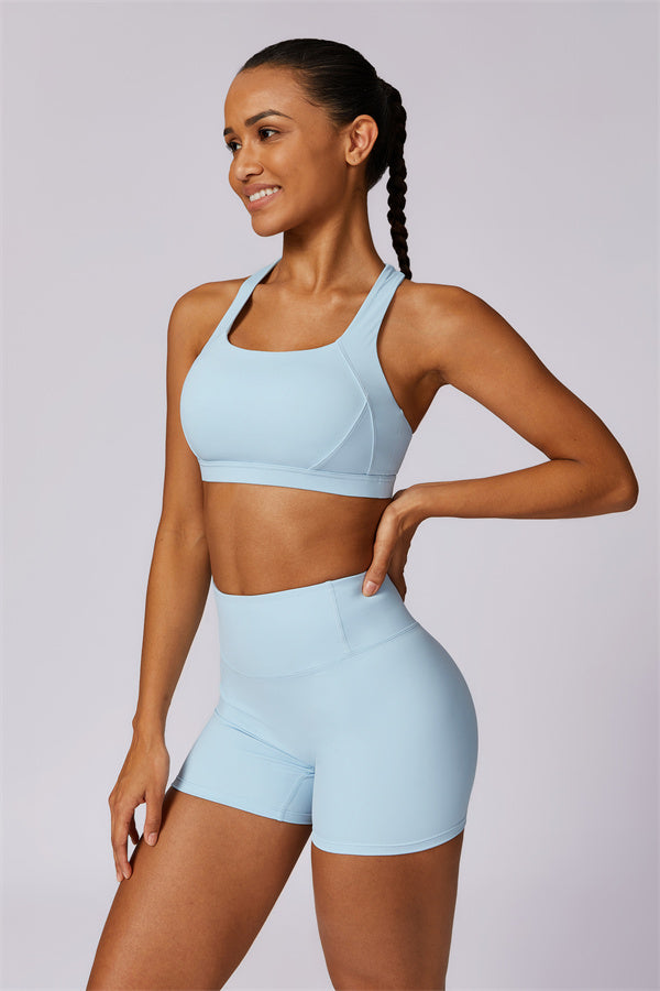 Conjunto de 2 piezas Eloise: sujetador deportivo y shorts