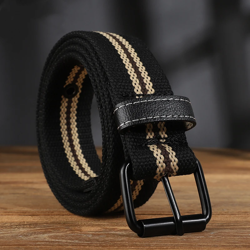 Cinturón de lona para hombre