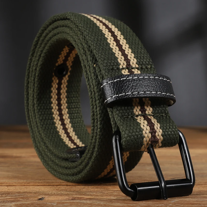 Cinturón de lona para hombre