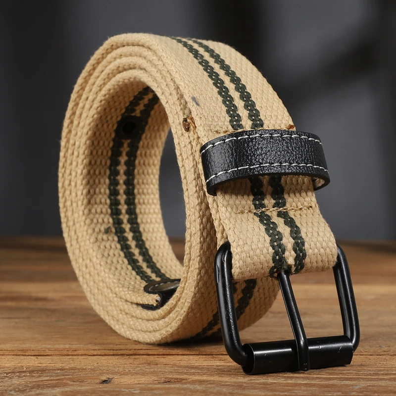 Cinturón de lona para hombre