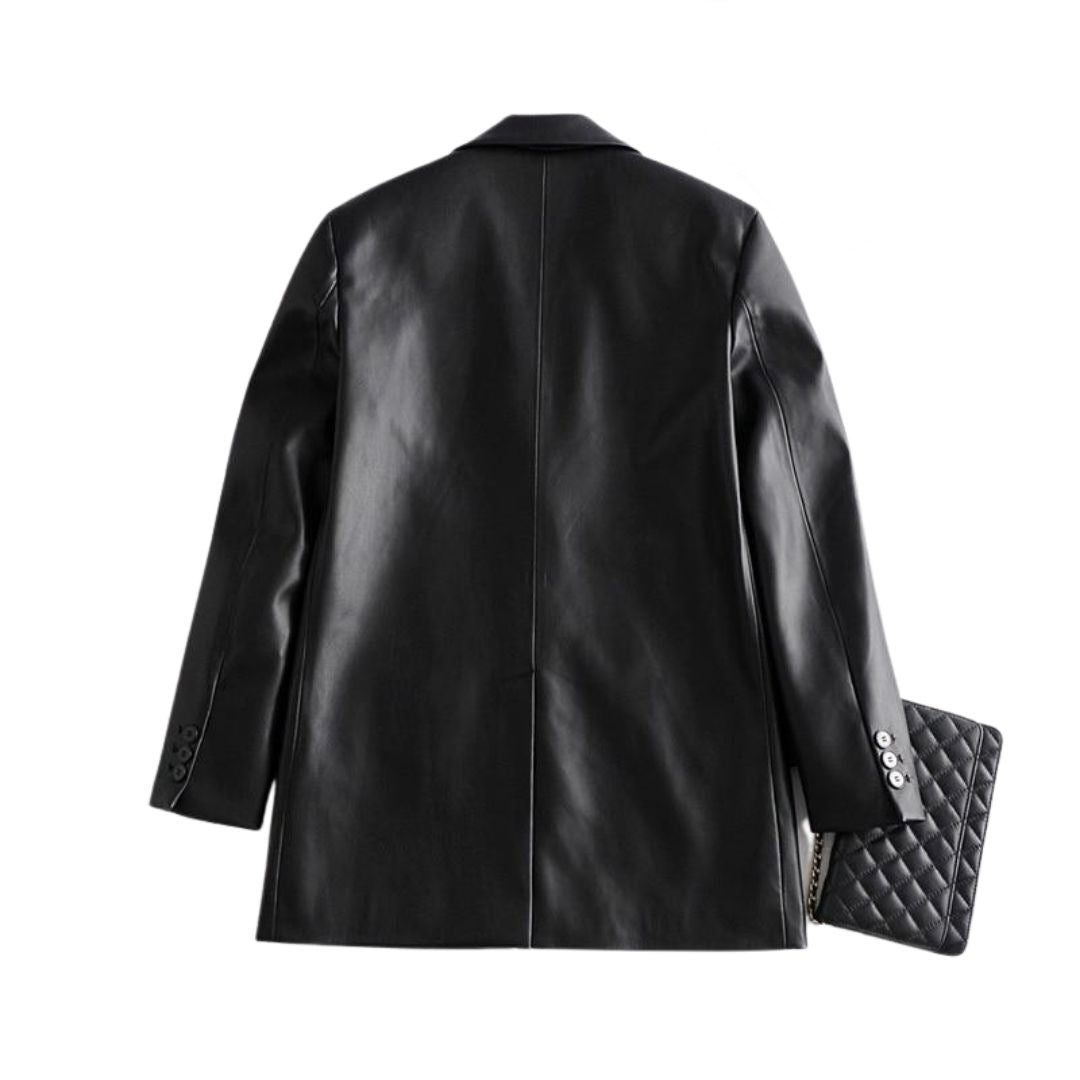Blazer de cuero Jasmine