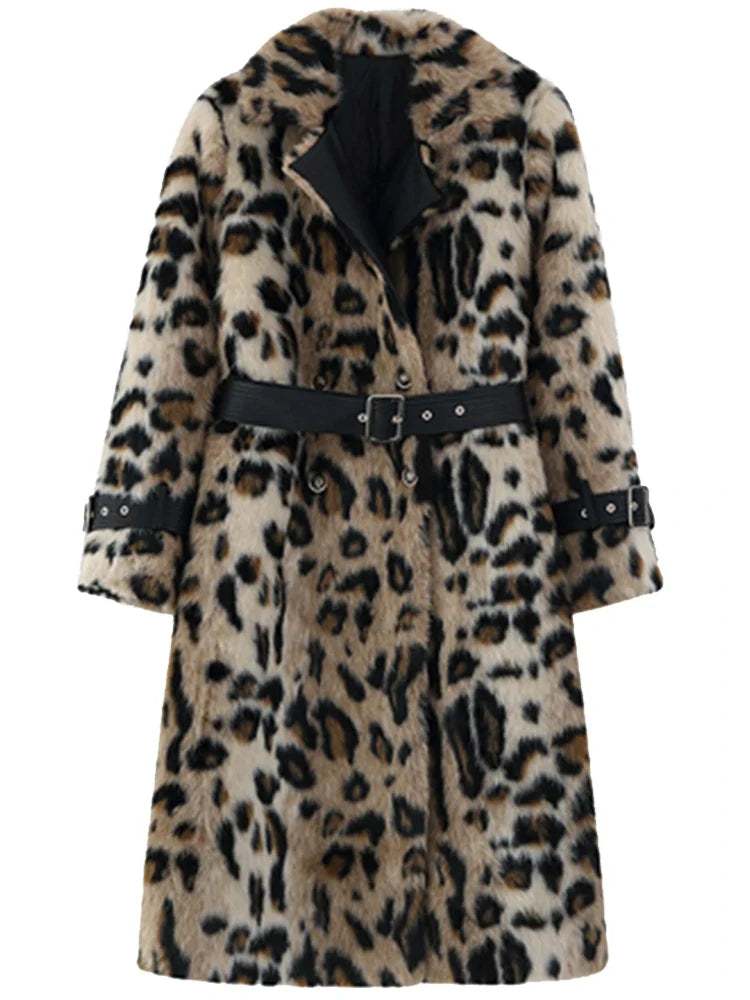 Gabardina de leopardo