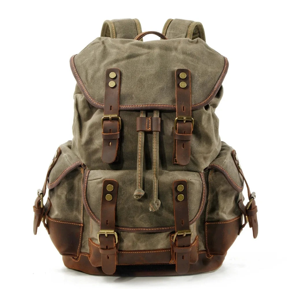 Mochila Everest de lona encerada