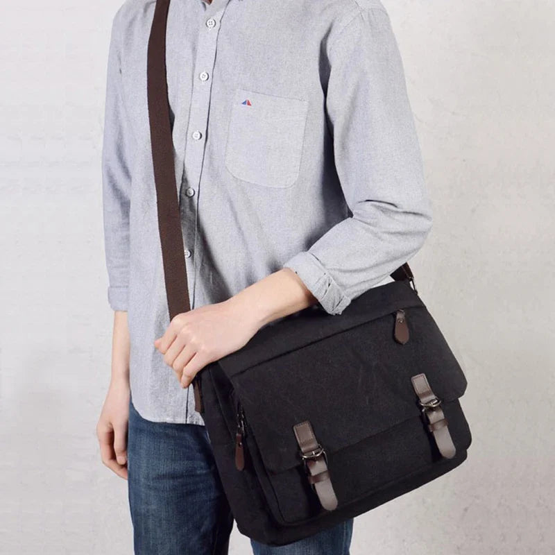 Marco - Bolso bandolera de lona vintage