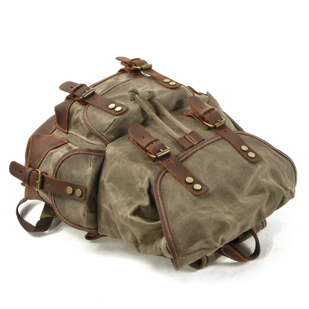Mochila Everest de lona encerada