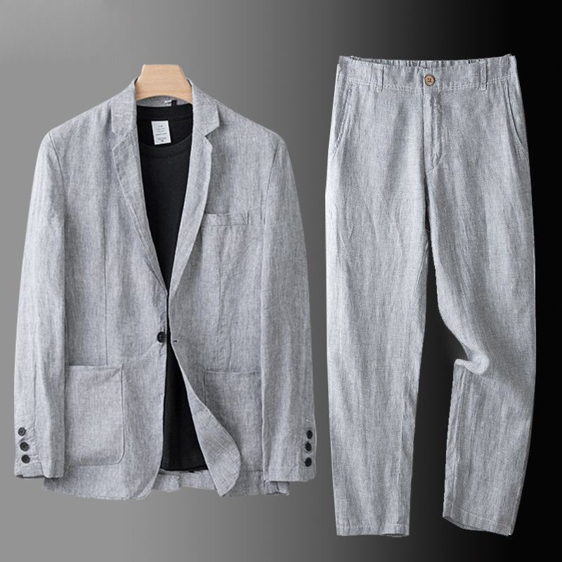 Conjunto de traje de lino Andrea
