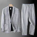 Conjunto de traje de lino Andrea