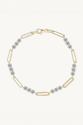 Pulsera de moissanita Luxe Glow