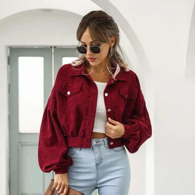 Sobrecamisa corta de pana Sierra