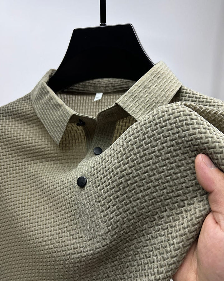 Polo Brian de seda de morera