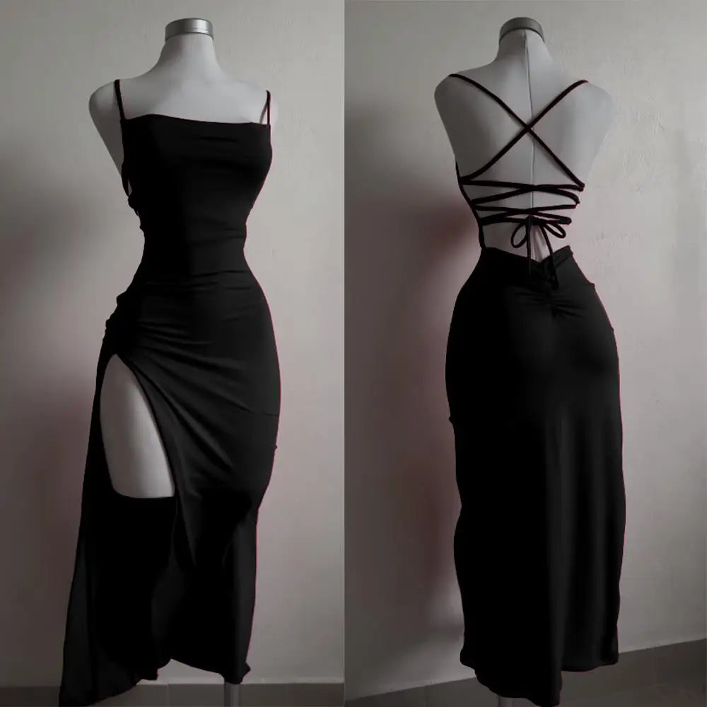 Vestido mini ajustado de cuello halter para mujer