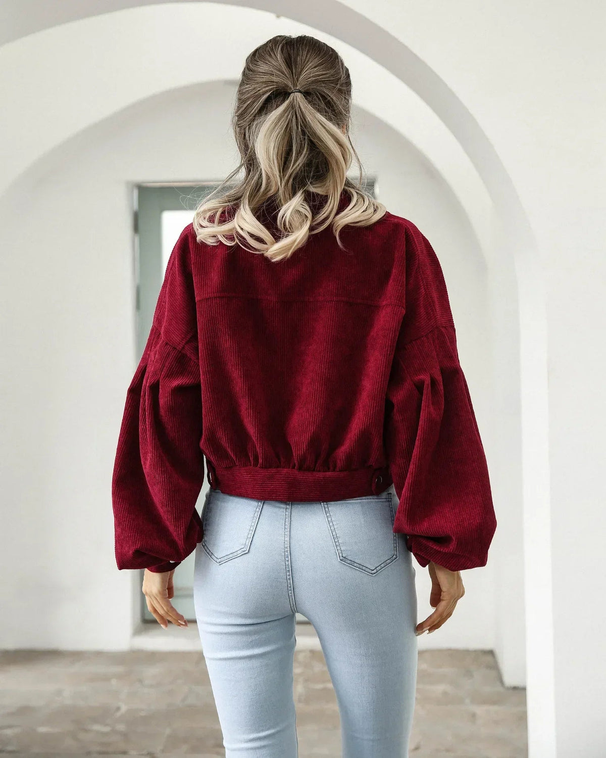Sobrecamisa corta de pana Sierra