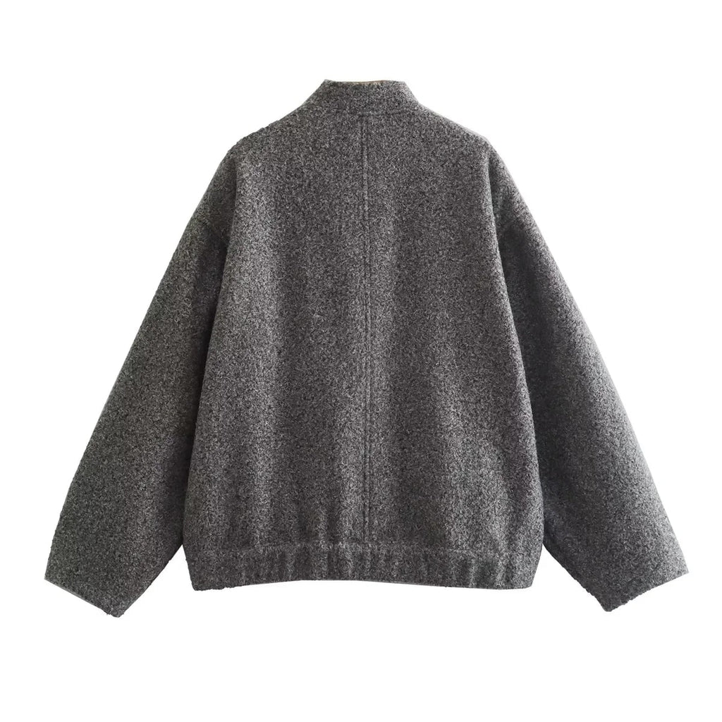 Chaqueta bomber abrigada