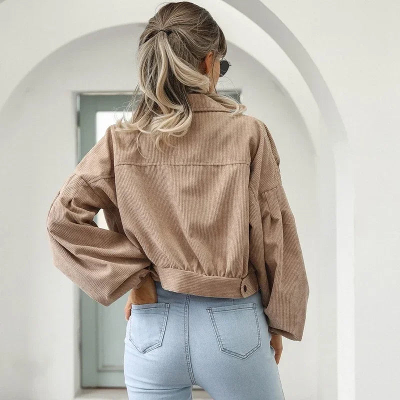 Sobrecamisa corta de pana Sierra