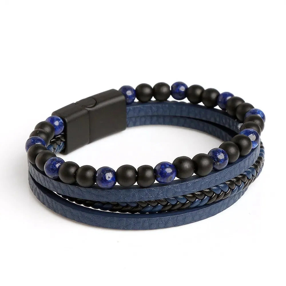 Pulsera multicapa de titanio