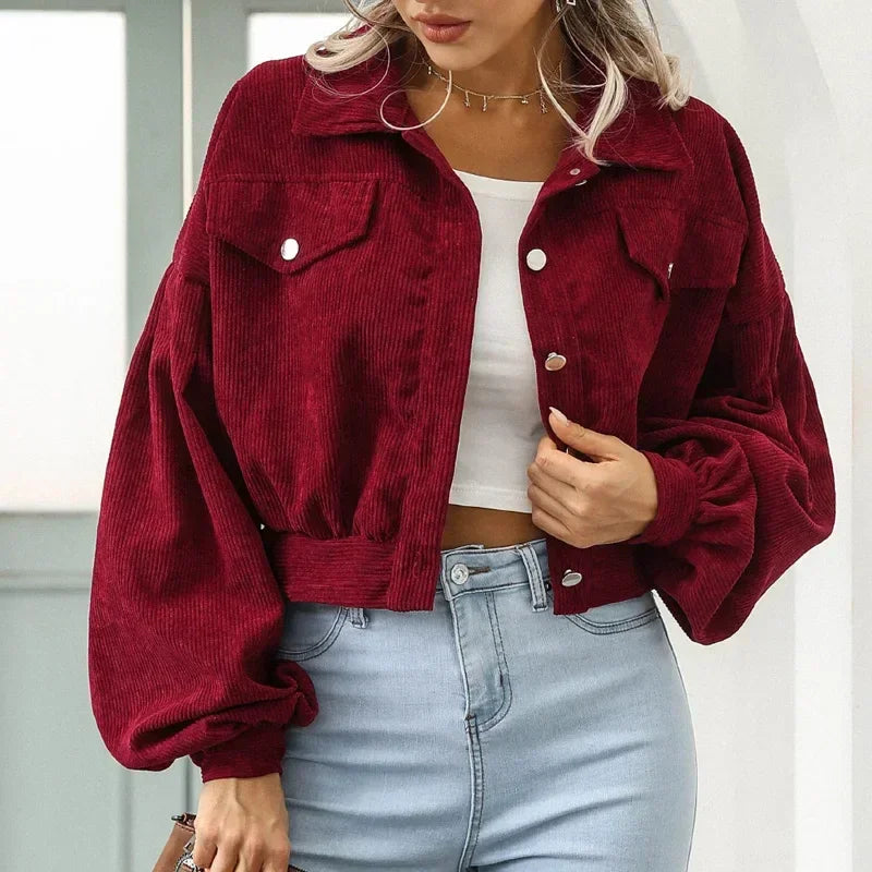 Sobrecamisa corta de pana Sierra