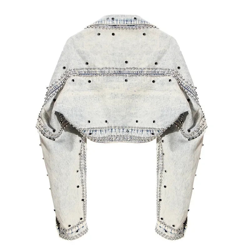 Chaqueta vaquera corta de estilo coreano
