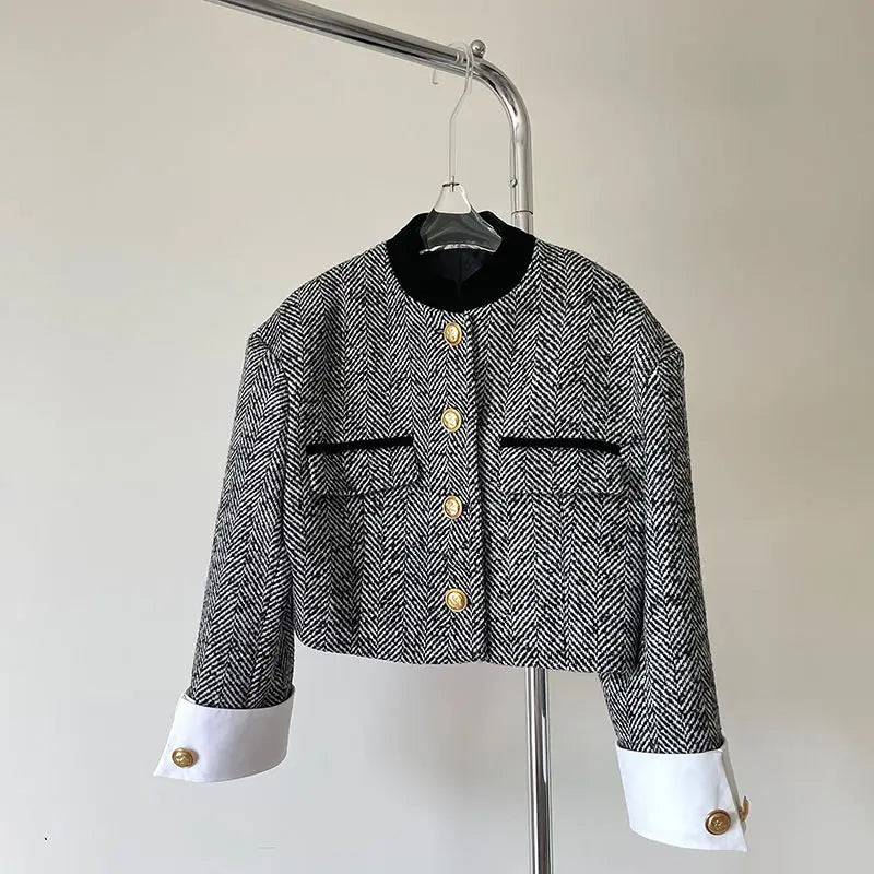 Chaqueta de tweed francesa