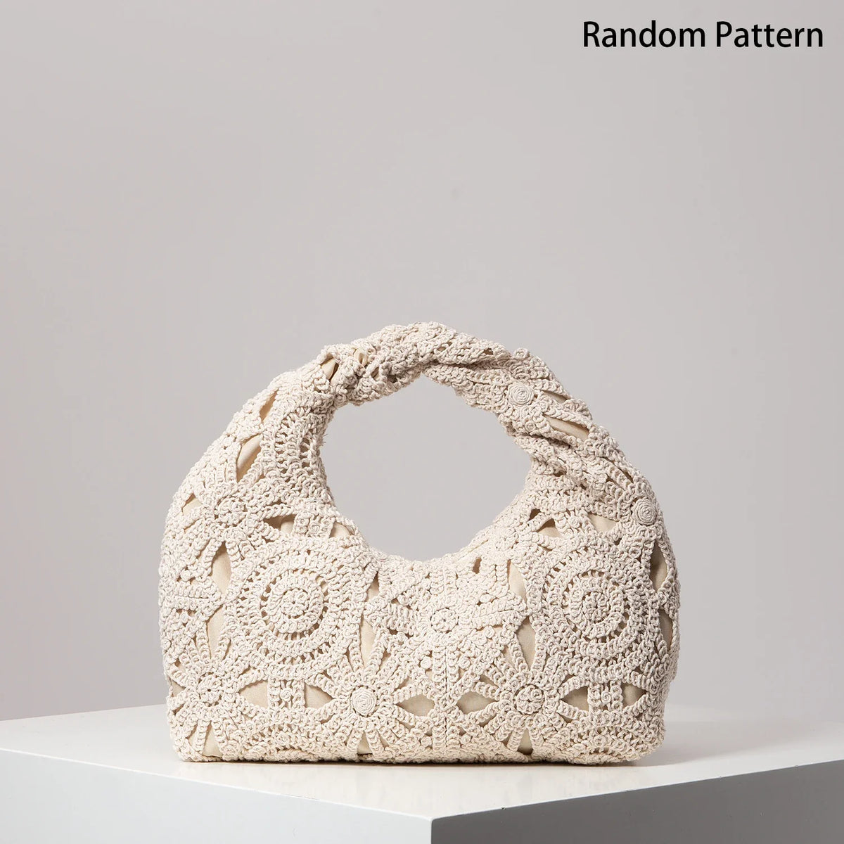 Bolso de mano tejido