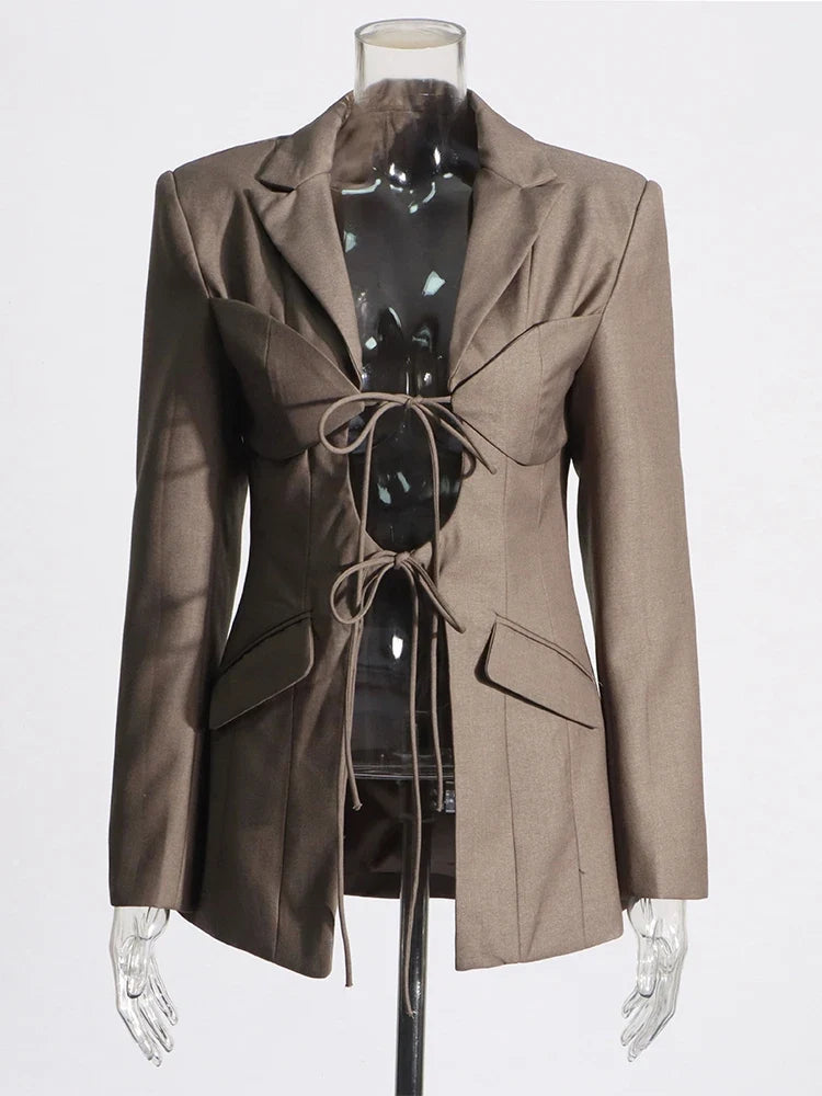 Blazer Lucia con cordones
