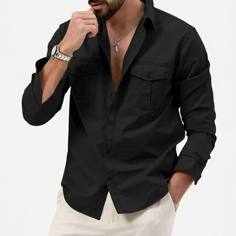 Camisa táctica abotonada Theodore