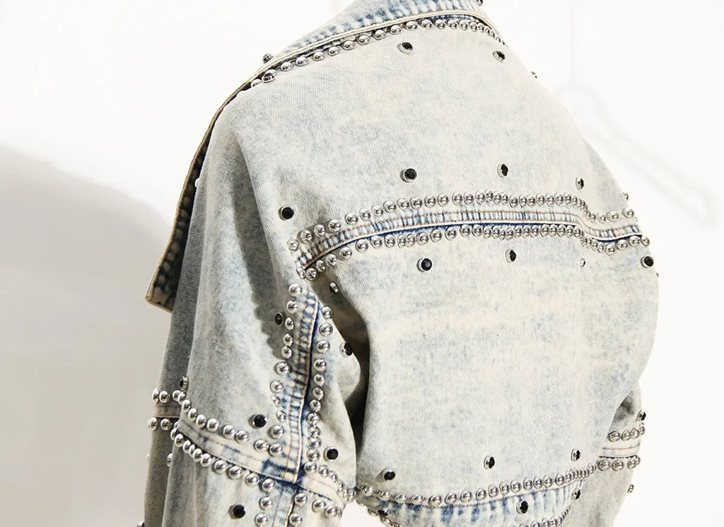 Chaqueta vaquera corta de estilo coreano