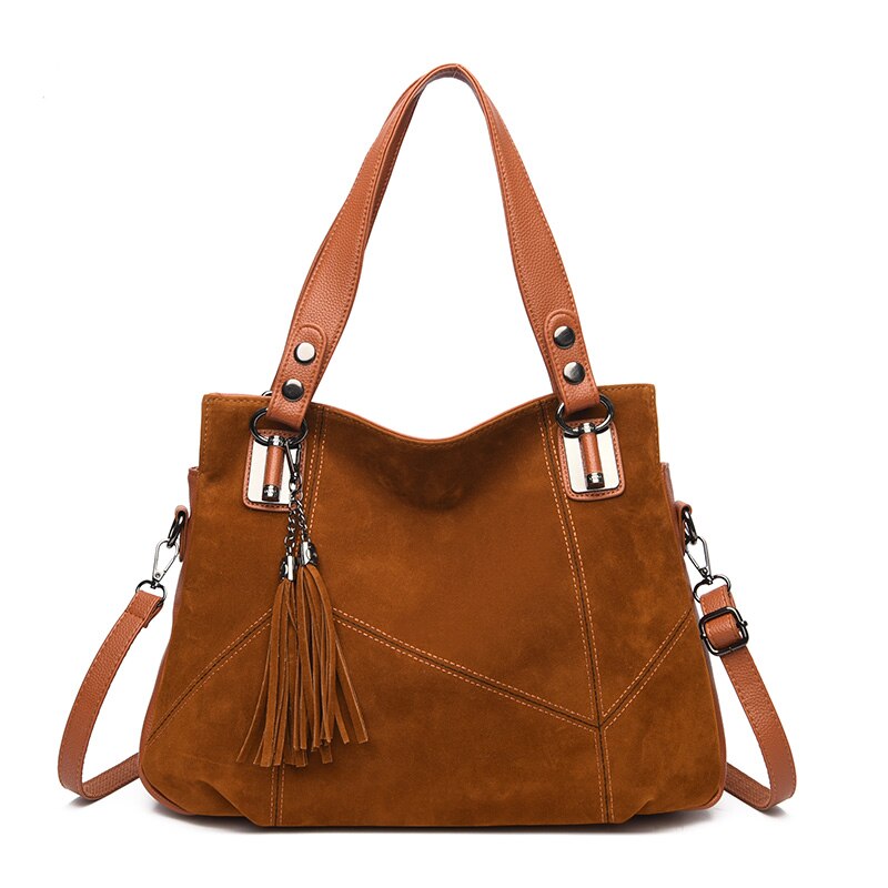 Bolso de ante suave