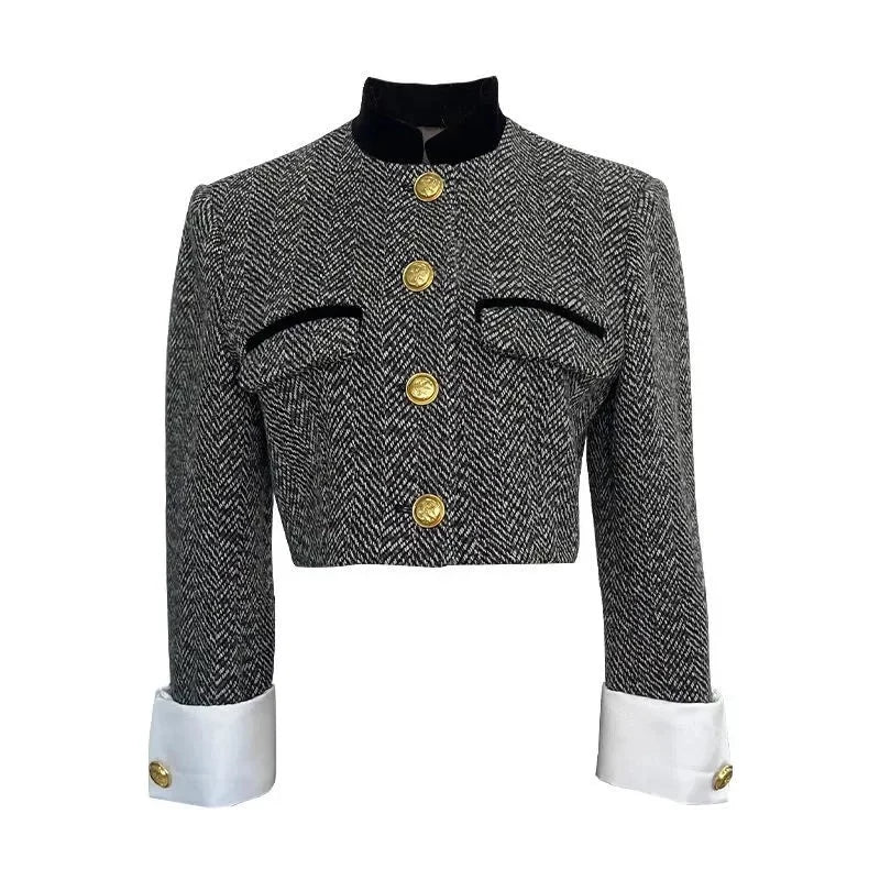 Chaqueta de tweed francesa