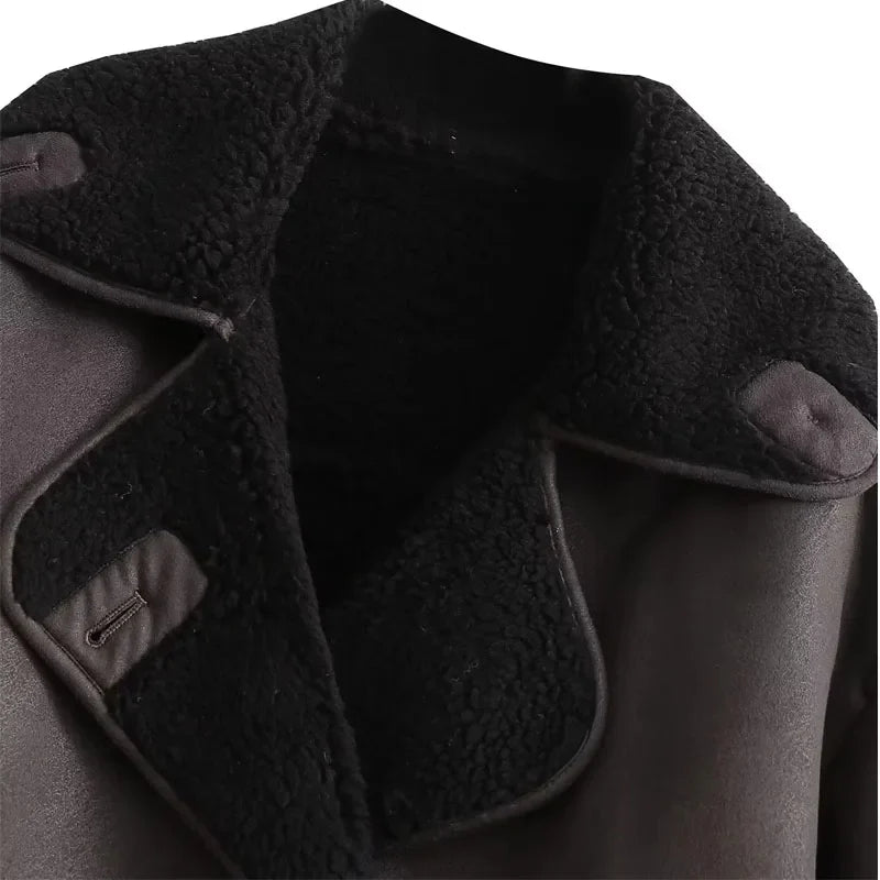Chaqueta Mireia de cuero sintético