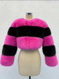 Chaqueta de piel mullida Vellora