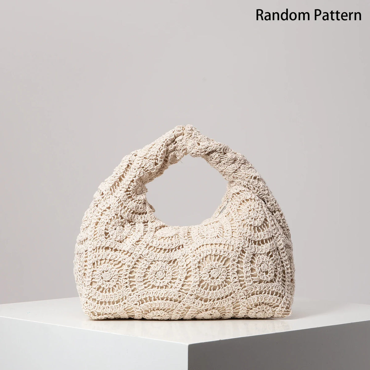 Bolso de mano tejido