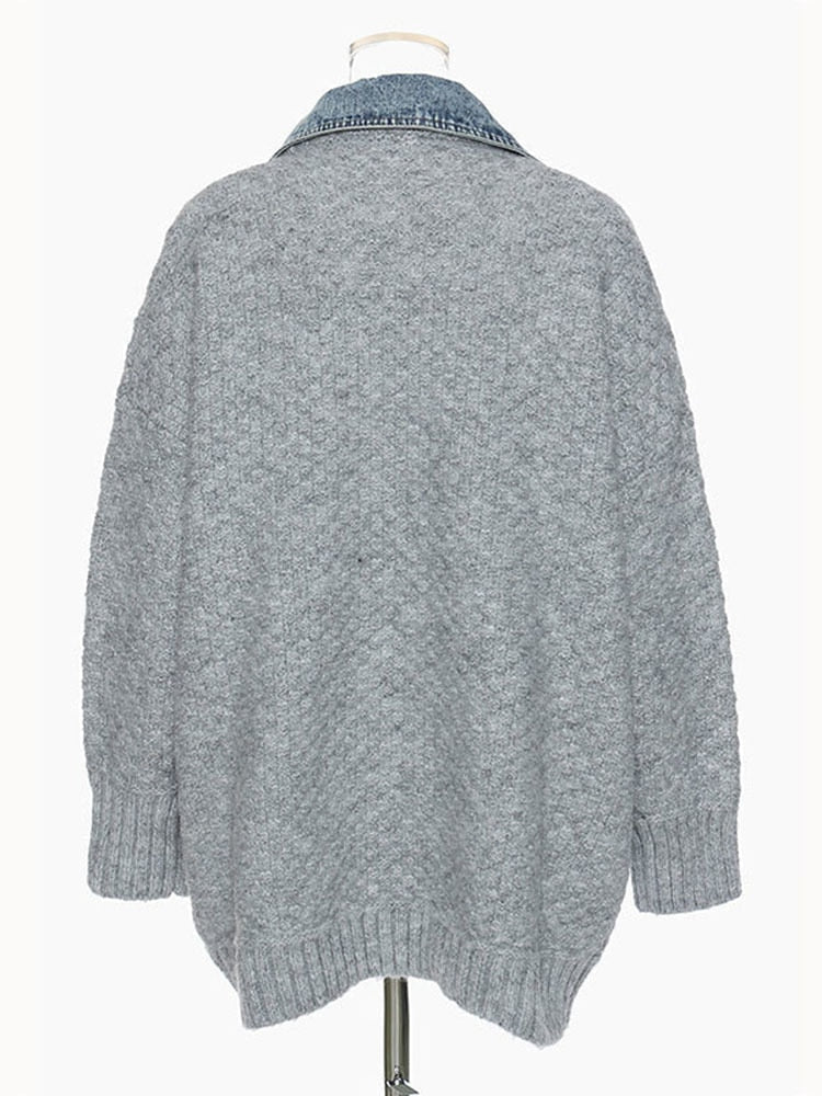 Chaqueta vaquera de punto