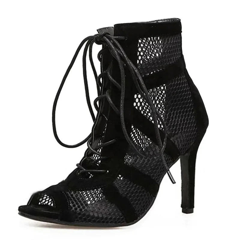Tacones con cordones Valentina